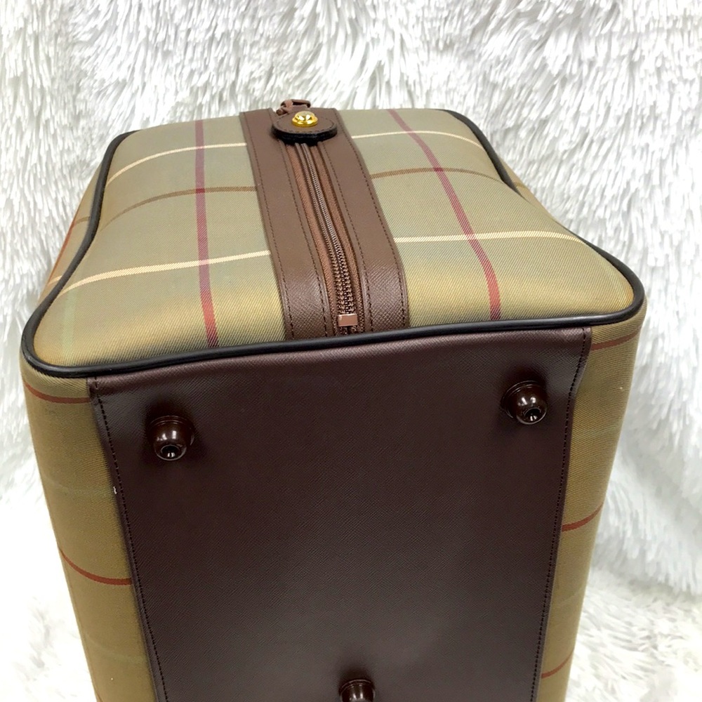 BURBERRY VINTAGE DUFFLE BOSTON BAG BURBERRYS - Picture 4 of 14